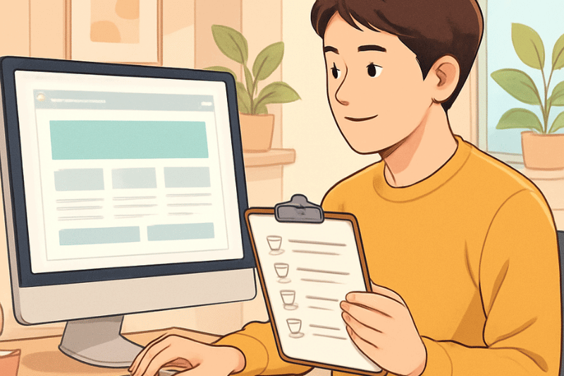 セルフチェック（校正）するwebデザイナー